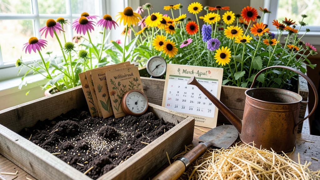 When to Plant Wildflower Seeds in Illinois: Timing Guide by USDA Zones 5-6
