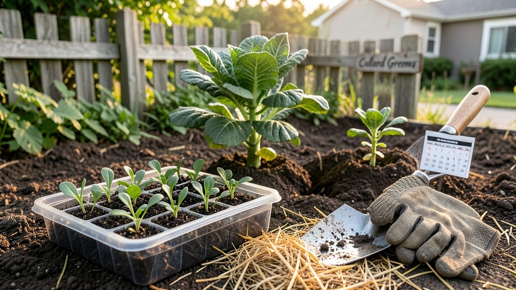 When Do You Plant Collards in Georgia: Frost-Free Timeline by USDA Zones 7b-8a