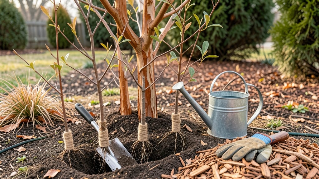 When to Plant Crepe Myrtles in Oklahoma: Frost-Free Timeline by USDA Zone